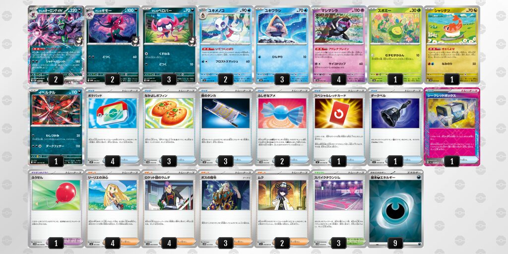 4位：マリィのオーロンゲex