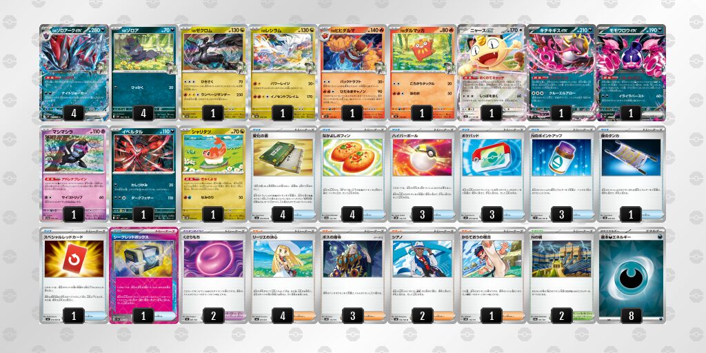 3位：Nのゾロアークex