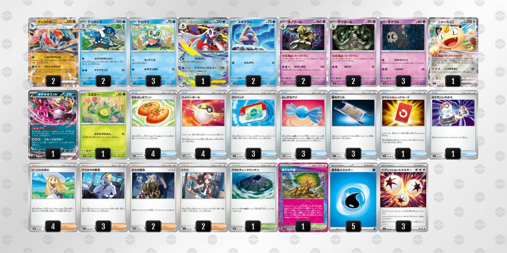 4位：ゲッコウガex