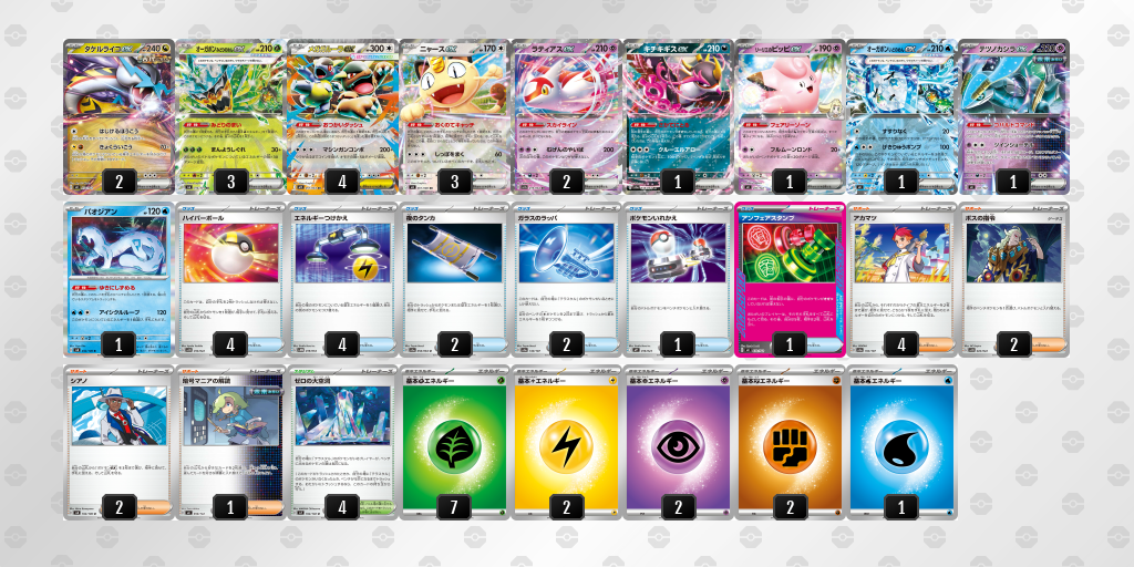 優勝:タケルライコex