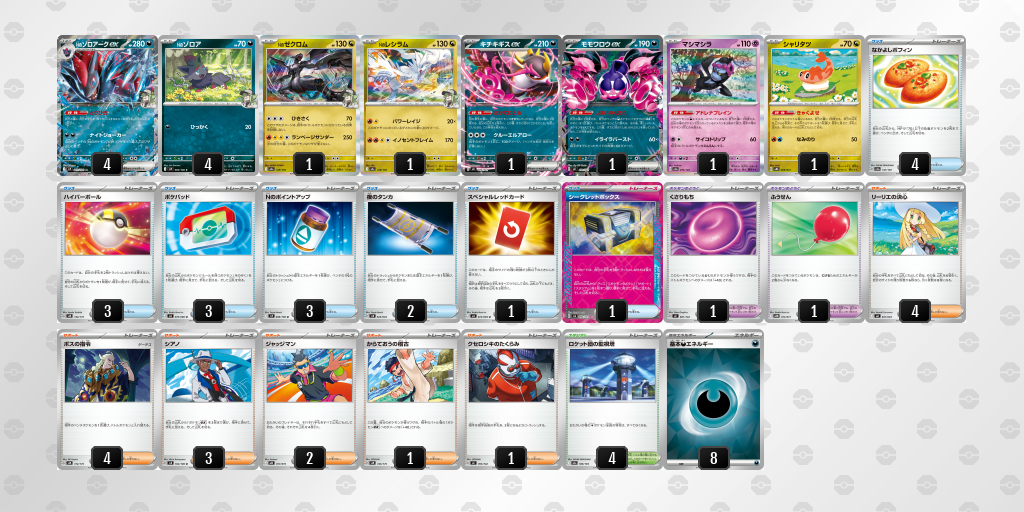 3位：Nのゾロアークex