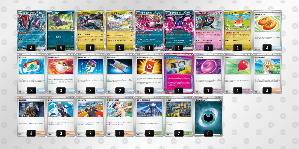 3位:Nのゾロアークex