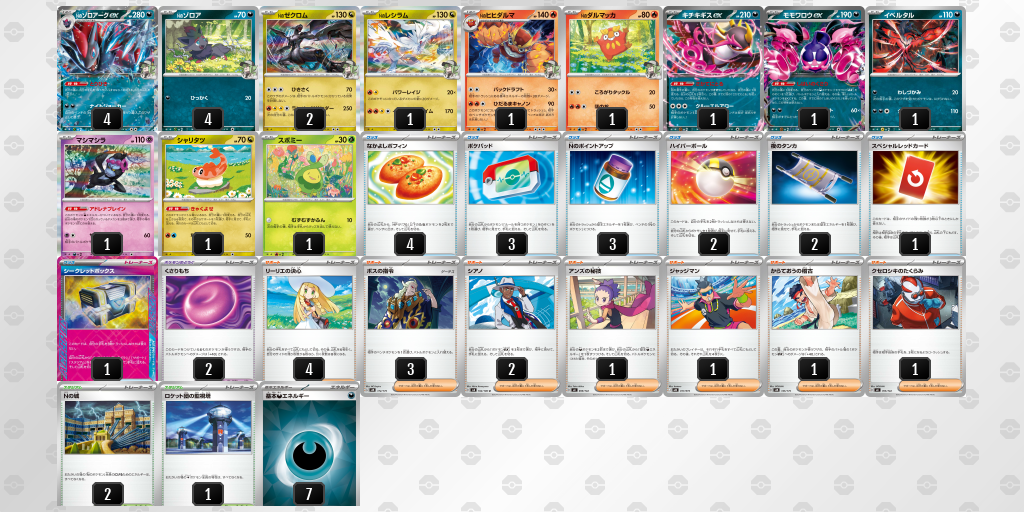 4位：Nのゾロアークex