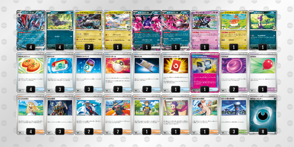 3位:Nのゾロアークex