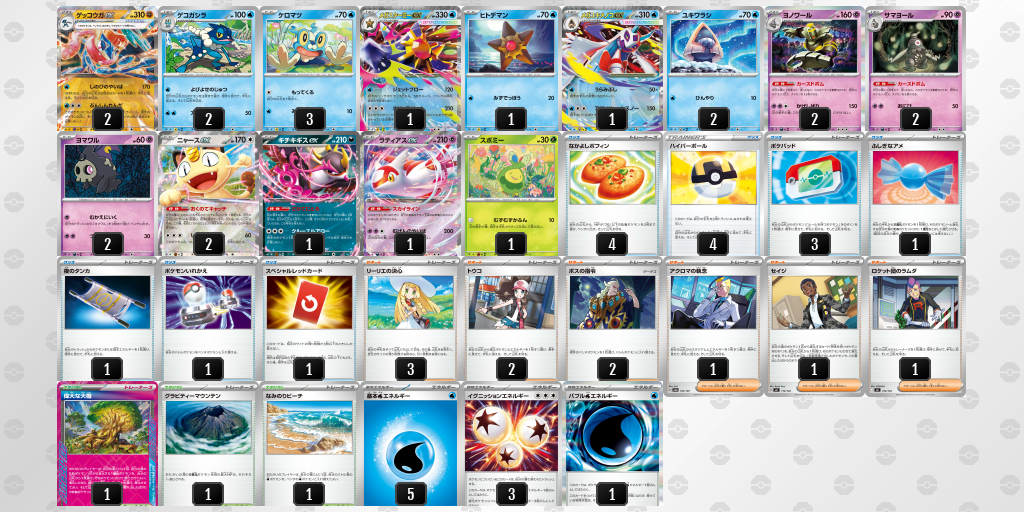 準優勝:闘ゲッコウガex