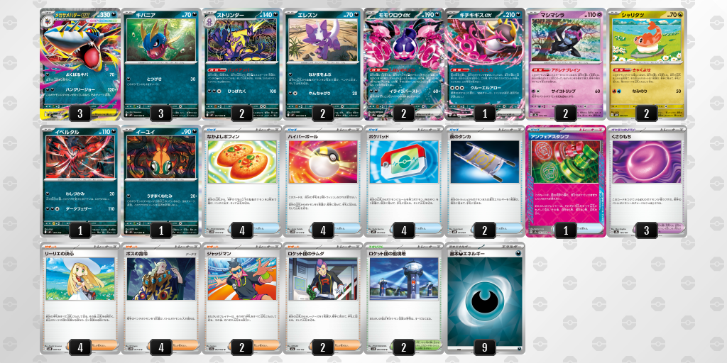 準優勝:メガサメハダーex