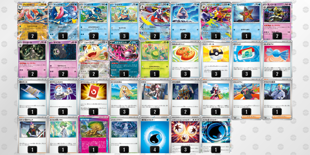 準優勝：闘ゲッコウガex