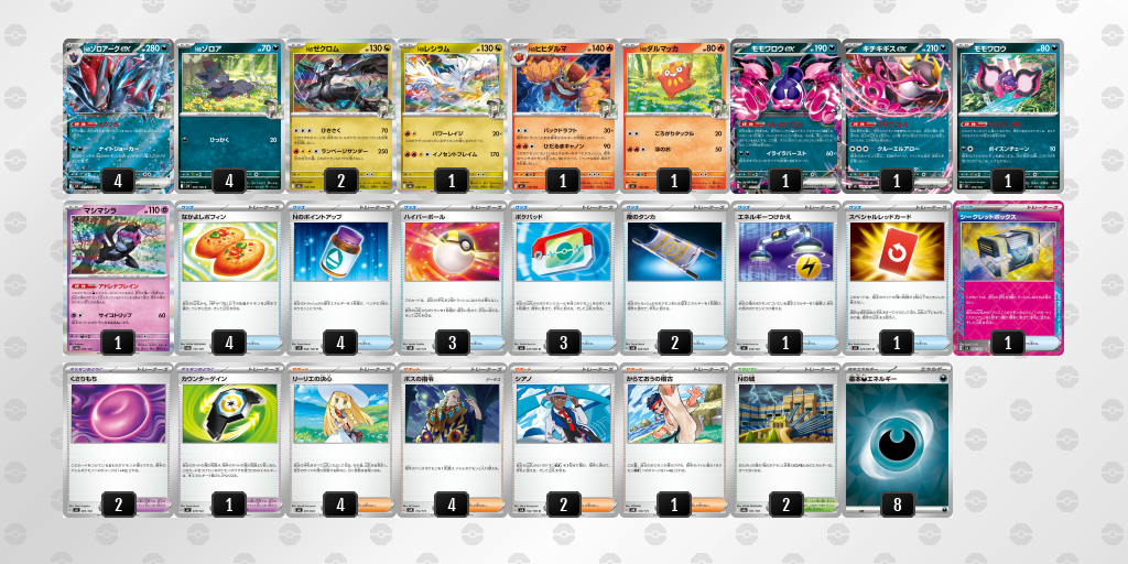 3位:Nのゾロアークex